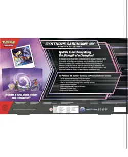 Pokemon -Cynthia's Garchomp Ex Premium Collection Box - New & Sealed - UK Seller - Image 2