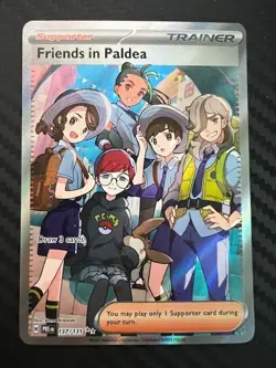 Pokemon TCG Friends in Paldea Prismatic Evolutions 137/131 Ultra Rare VLP - Image 1