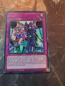 Magicians' Combination LDS3-EN099 1st Edition Red Ultra Rare YuGiOh Trading Card - Image 1