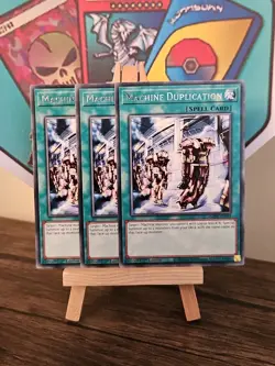 3 X AMDE-EN054 Machine Duplication Rare 1st Edition Mint YuGiOh Card - Image 4