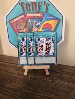 3 X AMDE-EN054 Machine Duplication Rare 1st Edition Mint YuGiOh Card - Image 5