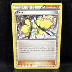 Elesa RC20/RC25 Legendary Treasures Radiant Collection Pokemon Card - Image 1