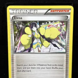 Elesa RC20/RC25 Legendary Treasures Radiant Collection Pokemon Card - Image 3