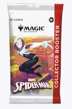 Magic The Gathering Marvel's Spider-Man Collector Booster Pack MTG Cards - Image 1