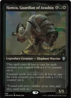 Hamza, Guardian of Arashin (Foil Etched) - FOIL - U Commander Legends 598 - MTG - Image 1