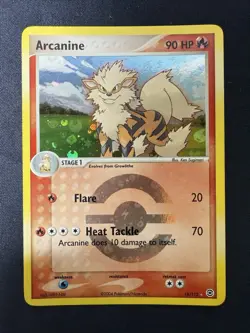 Pokemon TCG: 2004 EX FireRed & LeafGreen Arcanine 18/112 Reverse Holo NM - Image 5