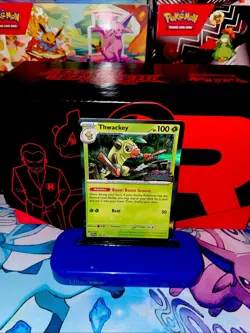 Pokemon Thwackey SVP 115 - Twilight Masquerade PRERELEASE HOLO PROMO - Image 1