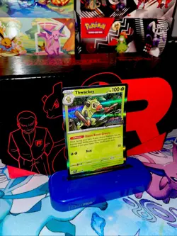 Pokemon Thwackey SVP 115 - Twilight Masquerade PRERELEASE HOLO PROMO - Image 3