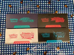 Pokemon TCG Box Set DESTINED- JOURNEY- BLACK BOLT & WHITE FLARE ETB BUNDLE COMBO - Image 3