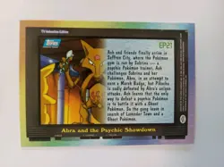 EP21 ABRA AND THE PSYCHIC SHOWDOWN Topps BLUE LOGO - POKEMON Free Ship!! - Image 2
