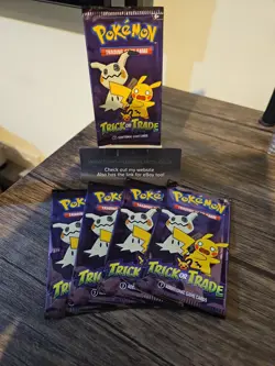 5 x Pokemon Trick or Trade BOOsters 2023 - 5 Booster Packs New & Sealed - Image 2