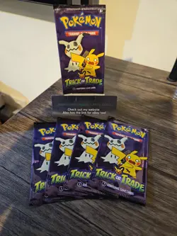5 x Pokemon Trick or Trade BOOsters 2023 - 5 Booster Packs New & Sealed - Image 3