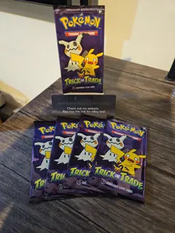 5 x Pokemon Trick or Trade BOOsters 2023 - 5 Booster Packs New & Sealed - Image 4