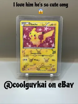 Pokemon Pikachu RC7/RC25Holo 2013 LegendaryTreasures Radiant Collection - Image 1