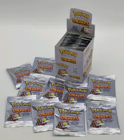 Pokemon Stickers Artbox Series 1 - 1999 Official Nintendo - 1x Booster Sealed - Image 1