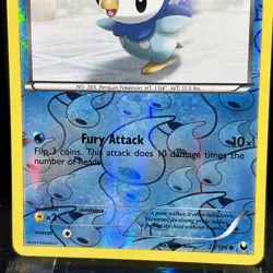 Piplup 27/108 Reverse Holo Black & White Dark Explorers Pokemon TCG 2012 - Image 2