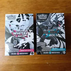 Pokemon TCG S&V 1 x Black Bolt & 1 x White Flare Booster Bundle 6 Packs Per Box - Image 2