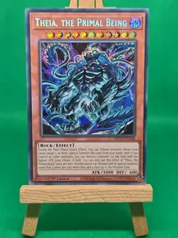 MP24-EN148 Theia, the Primal Being Prismatic Secret Rare 1st Ed YuGiOh - Image 1