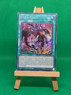 MP24-EN060 Invocation Alt Art Prismatic Secret Rare 1st Ed YuGiOh - Image 5