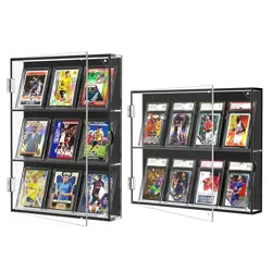 Trading Card Acrylic Display Frame, HD Hangable Graded Card Cabinet, For Sports - Image 1