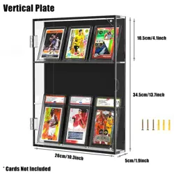 Trading Card Acrylic Display Frame, HD Hangable Graded Card Cabinet, For Sports - Image 3