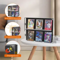 Trading Card Acrylic Display Frame, HD Hangable Graded Card Cabinet, For Sports - Image 4
