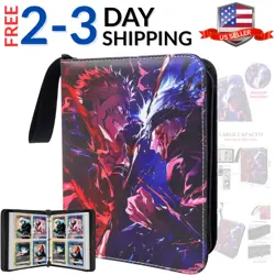 Anime Trading Card Binder for Cards,4 Pocket with 60 Sleeves up to 480 Cards,... - Image 1