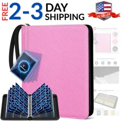 Trading Card Binder, 9 Pocket Card Binder with Card Display Design, 720 Doubl... - Image 1