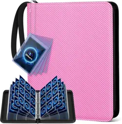 Trading Card Binder, 9 Pocket Card Binder with Card Display Design, 720 Doubl... - Image 2