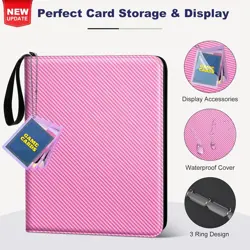 Trading Card Binder, 9 Pocket Card Binder with Card Display Design, 720 Doubl... - Image 3