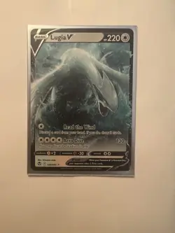 Pokemon Lugia v TCG Silver Tempest Holo Ultra Rare Card 138/195 Mint Condition - Image 1