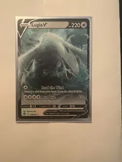 Pokemon Lugia v TCG Silver Tempest Holo Ultra Rare Card 138/195 Mint Condition - Image 2