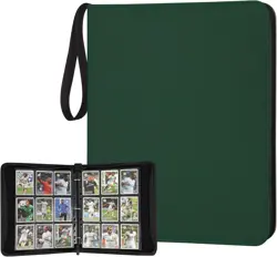 9 Pocket Card Binder, Zip Trading Card Binder, 720 Double Sided Pocket PU Ca... - Image 2