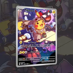 Custom Card Pikachu Holo Halloween Exclusive Pokemon Card - Image 3