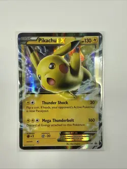 Pokemon Pikachu TCG EX XY174 Holo Rare Promo Card Black Star - Image 1