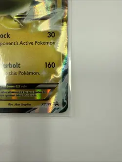 Pokemon Pikachu TCG EX XY174 Holo Rare Promo Card Black Star - Image 3