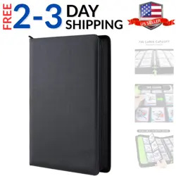 Card Binder, 720 pockets Trading Card Binder, Sleek Side-Loading Card Album w... - Image 1