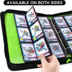 Card Binder, 720 pockets Trading Card Binder, Sleek Side-Loading Card Album w... - Image 5
