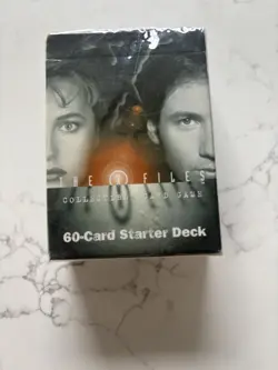 Rare sealed box 1996 The X Files Collectible Card Game 60-Card Starter Deck! - Image 1