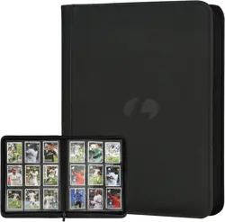 Trading Card Binder, 9-Pocket Double Sided 540 Pocket PU Card Collection Bin... - Image 2