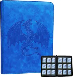 Card Binder, 9-Pocket Album with 540 Fixed Side-Loading Pockets, PU Waterpro... - Image 2