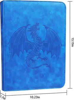 Card Binder, 9-Pocket Album with 540 Fixed Side-Loading Pockets, PU Waterpro... - Image 3