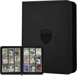 Trading Card Binder 9 Pocket, PU Cover Card Binder for 360 Cards, Trading Ca... - Image 2