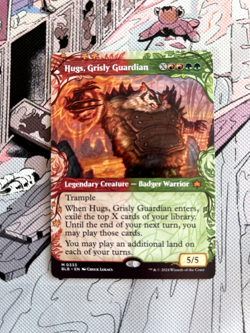 (Showcase) Hugs, Grisly Guardian | Bloomburrow: 333 | Near Mint | MTG Card - Image 1