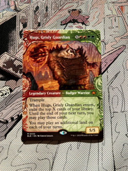 (Showcase) Hugs, Grisly Guardian | Bloomburrow: 333 | Near Mint | MTG Card - Image 4