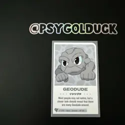 Peru Baby Set Pokemon Card Geodude - Image 1