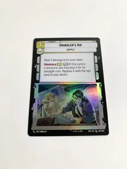 Smuggler's Aid (Foil) Shadows of the Galaxy Star Wars Unlimited Card # 252/262 - Image 1