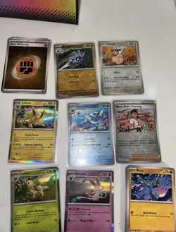 Pokemon Prismatic evolutions card lot with an assortment of bulk all NM+ - Image 4