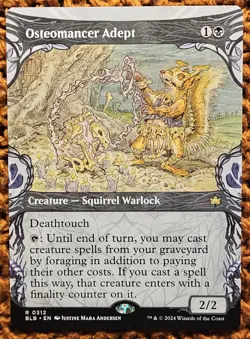 ✨Osteomancer Adept✨ MTG | Bloomburrow | Showcase | NM/M | R 0312 - Image 1