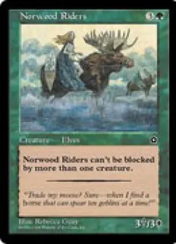 Norwood Riders - Medium Play MTG Portal Second Age - Image 1